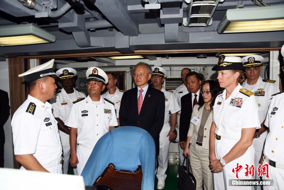 China's naval hospital ship calls at U.S. port