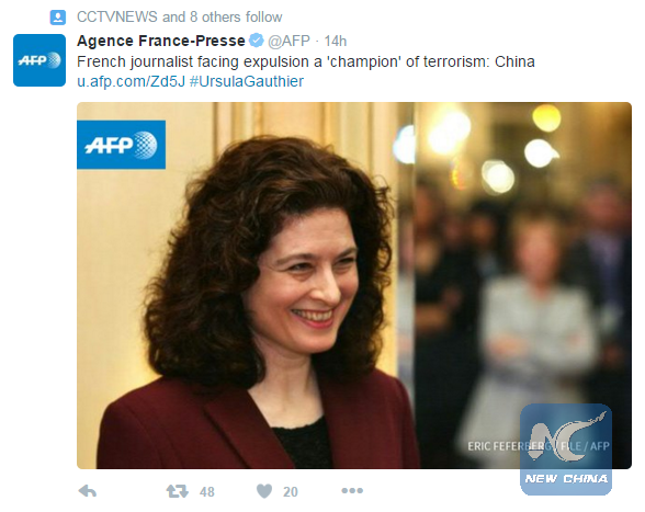 Survey shows 95% support French reporter’s expulsion