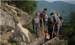 Cliff village's survival hinges on a manmade water channel