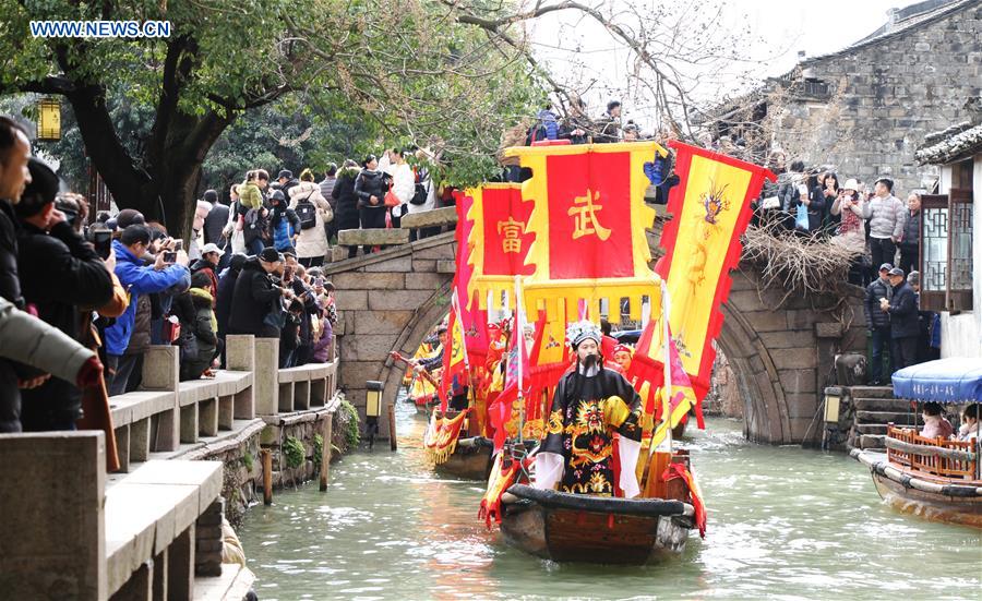 Birthday of God of Wealth marked across China