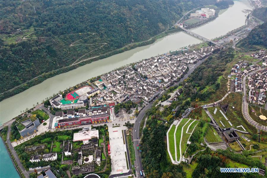 China's Yingxiu Town reconstructed from quake ruins
