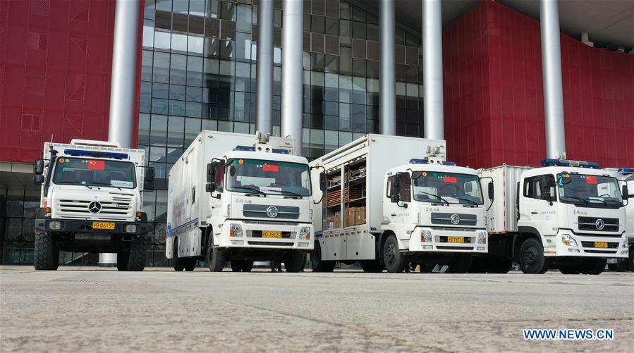 Makeshift hospital ready to receive patients infected with novel coronavirus in Wuhan