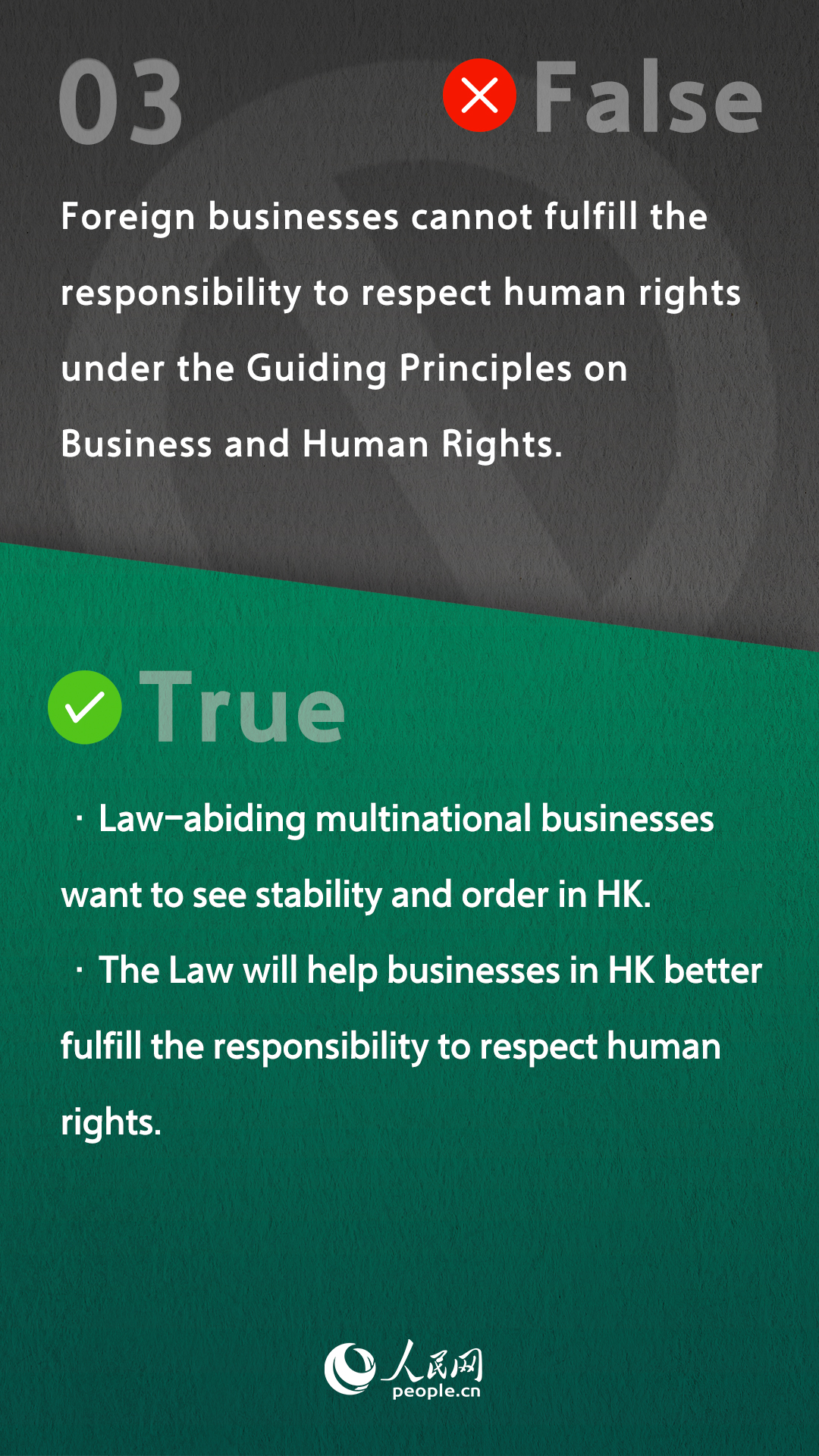 Reality Check of Falsehoods on China-related Human Rights Matters