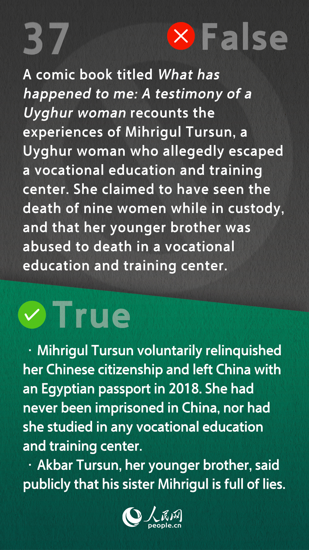 Reality Check of Falsehoods on China-related Human Rights Matters