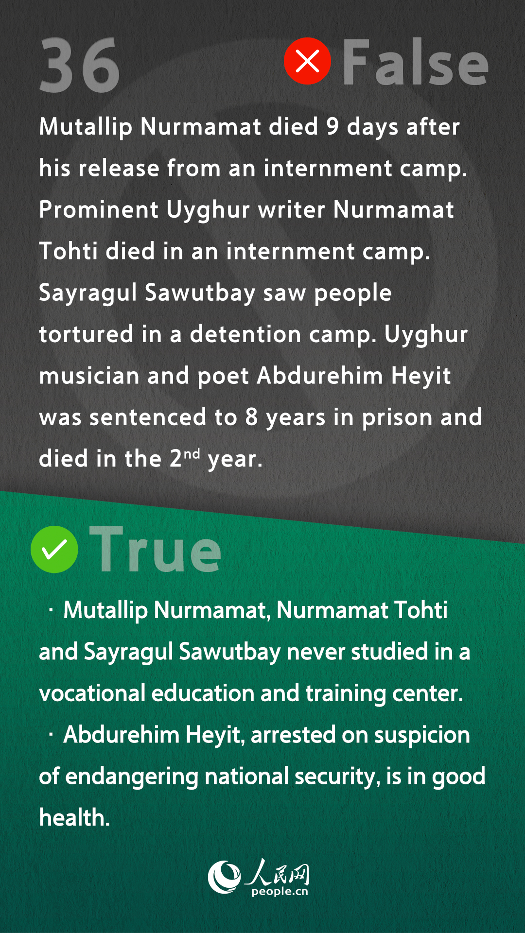 Reality Check of Falsehoods on China-related Human Rights Matters