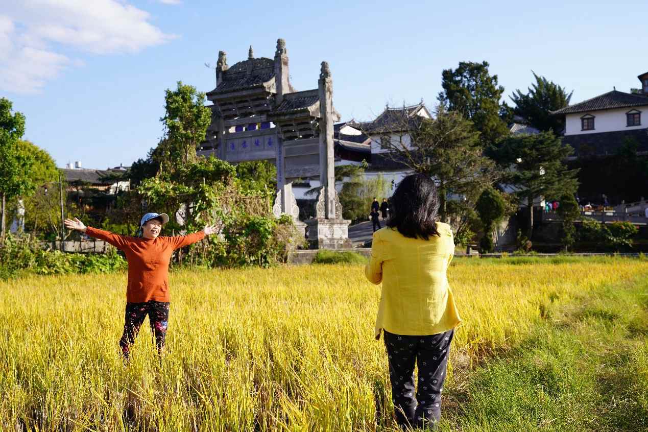 Picturesque scenery of Heshun Ancient Town , SW China