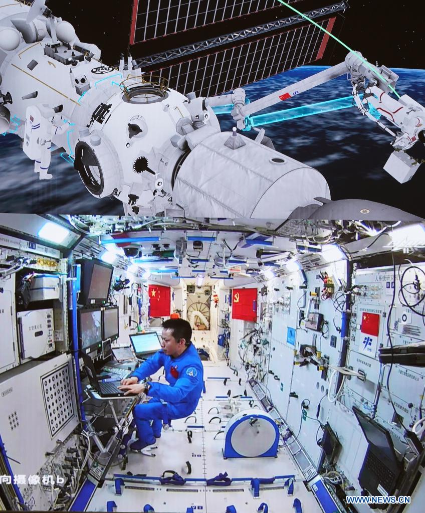 Chinese astronauts out of spacecraft for second extravehicular activity