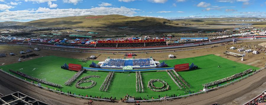 Traditional horse racing festival kicks off at Xizang's Nagqu festival
